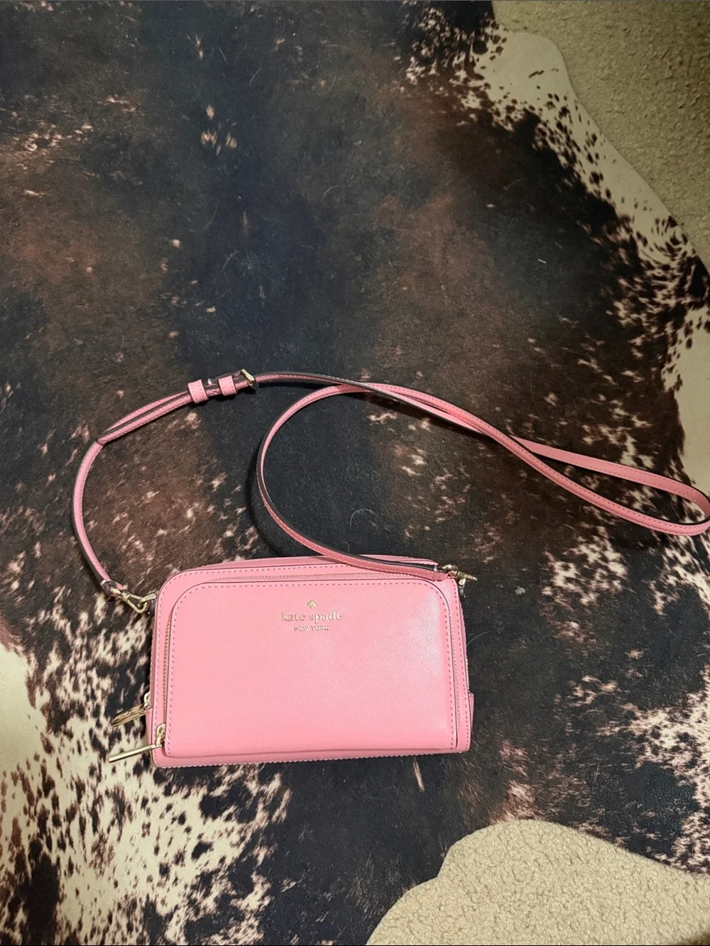 kate spade Pink Crossbody Double-Zip Camera Bag